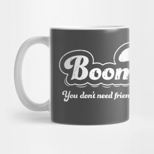 You don't need friends to play catch (white) Mug